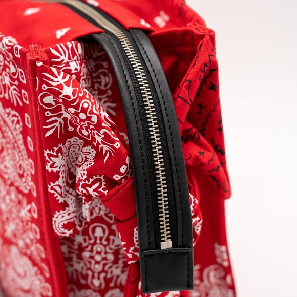 Marc Jacobs The Bandana Medium Tote Bag Red - Picture 10 of 10